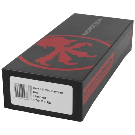 Microtech Hera II Mini Bayonet OTF Knife Red Aluminium, Black M390MK by Tony and Sean Marfione (1701M-1RD)