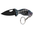 Martinez Albainox Fishing Knife Key-ring Blue Aluminum, Black 3Cr13MoV (18504-BL)