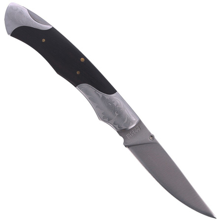 Herbertz CJH Dark Brown Wood Knife, Satin 420 (2095129 - 10000394)