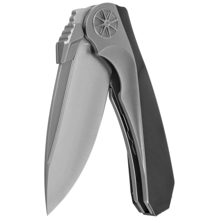 Rike Knife Tissot Black Titanium, Satin M390 (RK-Tissot 1-B)