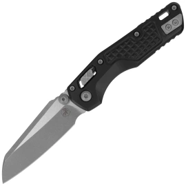 Microtech MSI Mini S/E Signature Proof Run Knife Frag Black Aluminium, Apocalyptic M390MK by Tony Marfione (210M-10APFRSPR)