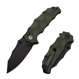 Civivi Natterjack Knife OD Green G10, Black Stonewashed 14C28N (C24028-1)