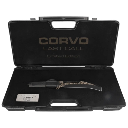 Extrema Ratio Corvo Last Call LE No 052/70 Black Forprene, Black MIL-C/Geotech Camo N690 (04.1000.0442/BLK/SE)