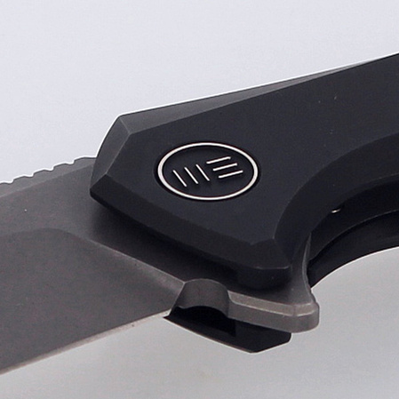 Nóż składany WE Knife Mote Black Titanium, Gray Stonewashed CPM S35VN by Ostap Hel (2005C)