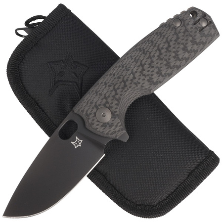 FOX Core Black Carbon Fiber, PVD Elmax by Jesper Voxnæs (FX-604 CF)