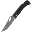 Mikov Crocodile Black ABS Folding Knife, Mirror Finish (243-NH-1/B BLK)