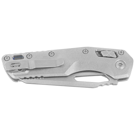 Nóż składany Microtech MSI S/E Ram-Lok Marfione Select Stonewashed Titanium, Blue HW, Stonewashed M390MK by Tony Marfione (210-10MS2)