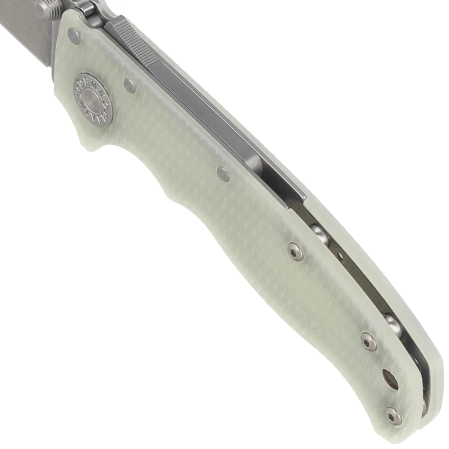 Nóż składany Demko AD20.5 Shark Foot Natural G10, Stonewashed CPM S35VN by Andrew Demko (205-S35-SFN)