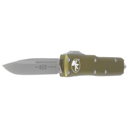 Nóż automatyczny OTF Microtech UTX-85 S/E OD Green Aluminium, Apocalyptic M390 (231-10APOD)
