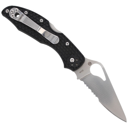 Spyderco Byrd Meadowlark 2 FRN Black, CombinationEdge (BY04PSBK2)