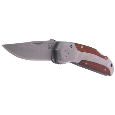 Nóż składany Herbertz CJH Pakka Wood/Steel, Satin 420 (10000335)