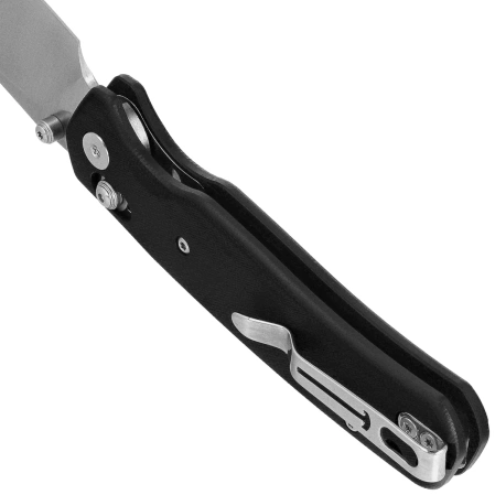 Bestechman Cicada's Wing Knife Black G10, Satin 10Cr15MoV (BMK06K)