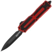 Microtech Scarab II Gen III D/E OTF Knife Red Aluminum, Black M390MK by Tony Marfione (1280-1RD)
