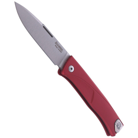 LionSteel Thrill Knife Red Aluminum, Satin M390 by Molletta (TL A RS)