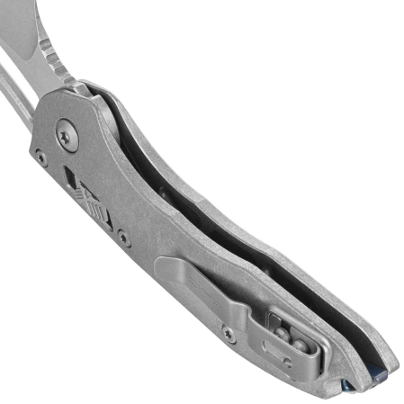 Microtech Marfione Select Stitch Ram-Lok S/E Knife Titanium, Stonewashed M390MK by Borka Blades and Tony Marfione (169RL-10MS2)