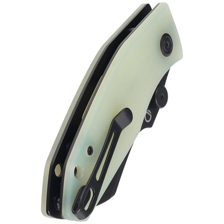 Kubey Knife Monsterdog Jade G10, Darkwashed 14C28N by Dmitry Osarenko (KU337C)