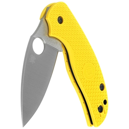 Nóż składany Spyderco Sage 5 Lightweight Salt Yellow FRN, Satin MagnaCut by Sal Glesser (C123PYL)