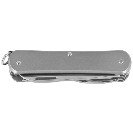 Fox Vulpis SF5 Sandblasted Titanium, Polished M390 Pocket Knife (FX-VP130-SF5 TI)