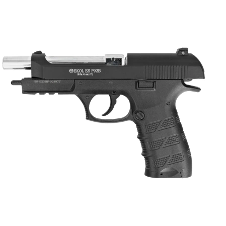 Voltran Ekol ES P92B Black 4.5 mm Air Pistol - Blow Back