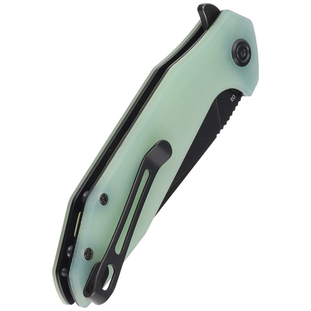 Kubey Nova LL KU117G Knife Jade G10, Blackwashed D2