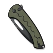 Sencut Squiggy Knife Black / Green G10, Black 9Cr18MoV (S24082A-2)