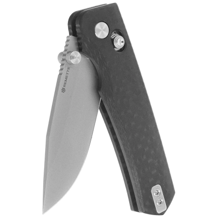 Remette Aurora Knife Black G10, Sandblasting 14C28N (AURA-G1)