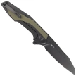 Nóż składany Civivi Hypersonic Black Steel / OD Green G10, Black Stonewashed 14C28N by Gustavo T. Cecchini (C22011-1)