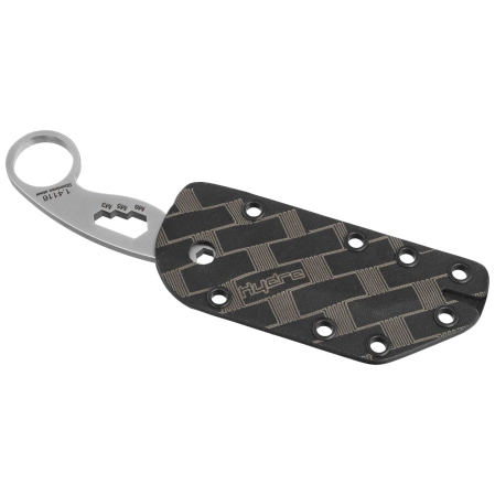 Hydra Neck Knife Buzzard White Hawk, Satin 1.4116 (01SBL)