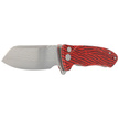 Kubey Creon Knife Red/Black G10, Damascus (KU336B)