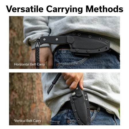 Nóż Sencut Toxodon Black G10, Stonewashed 9Cr18MoV (S24036-1)