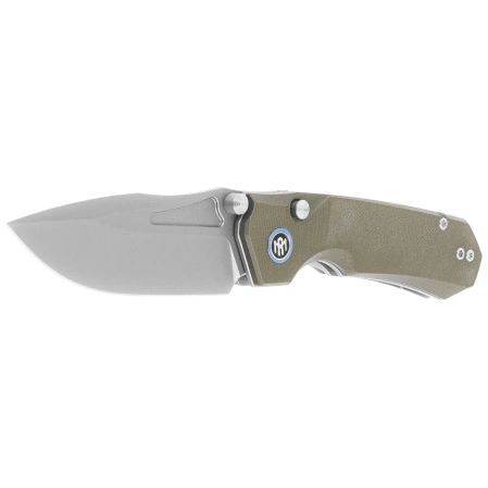 Nóż składany Remette Rhino Green G10, Stonewashed D2 (RNDG2)