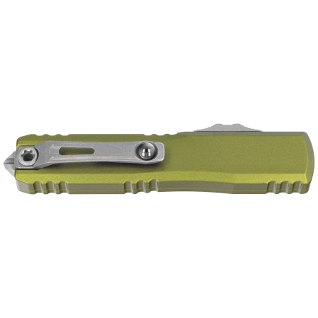 Nóż automatyczny OTF Microtech Ultratech Gen IV S/E OD Green Aluminium, Apocalyptic M390MK by Tony Marfione (11214-10APOD)