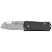 Fox Vulpis Black Aluminium, Polished N690Co Pocket Knife (FX-VP108 BK)