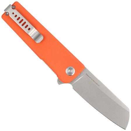 Kubey Knife Sailor Orange G10, Beadblasted AUS-10 by Sekira Sochi (KU317G)