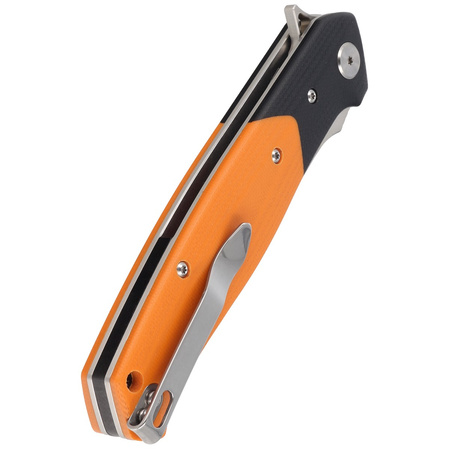 Bestech Knife Swordfish Black / Orange G10, Satin D2 (BG03C)