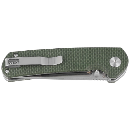 Bestech Sledgehammer Green Micarta, Satin / Stonewashed D2 knife (BG31B-1)