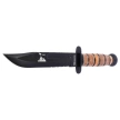 Martinez Albainox USMC like Ka-Bar Brown Leather, Black 3Cr13Mov (31762)