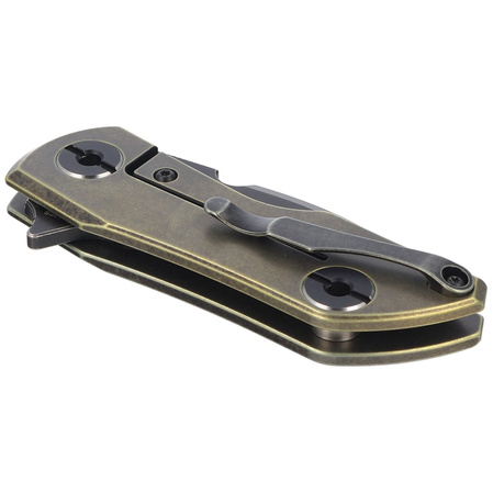 Nóż składany Bestech 2500 Delta Bronze Titanium, Black Stonewashed CPM S35VN by Poltergeist Works (BT2006D)