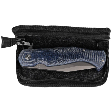 Nóż składany Fox Eastwood Tiger Denim Micarta, Coarse Stonewashed CPM S90V by Gudy Van Poppel (FX-524 MJ)