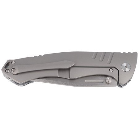 Nóż składany Bestech Keen II Black White G10/Titanium, Stonewashed/Satin CPM S35VN by Koens Craft (BT2301C)