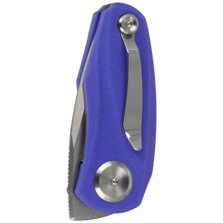 Nóż składany Bestech Tulip Blue G10, Satin / Stonewash 14C28N by Ostap Hel (BG38D)