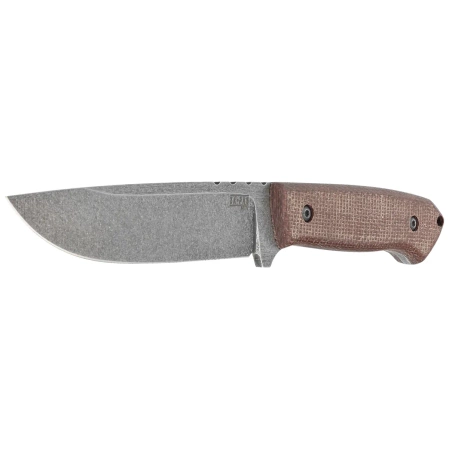 Za-Pas Ultra Outdoor Brown Micarta, Acid Stonewashed NMV Knife