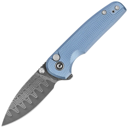 Nóż składany Civivi Mini Shakan Blue Aluminium, Damascus (C20052F-DS1)