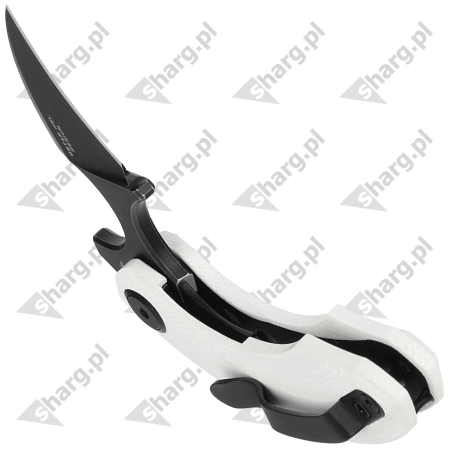 Nóż składany Bestech Strelit White G10, Black Stonewashed 14C28N by Ostap Hel (BG52D)