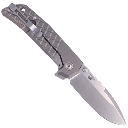 Nóż składany MKM Maximo Black Micarta, Stone Washed by Bob Terzuola (MKMM-BCT)