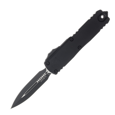 Nóż automatyczny OTF Microtech UTX-85 Gen IV D/E Black Aluminium, Tactical M390MK by Tony Marfione (12324-1T)