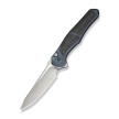 WeKnife 702XI LE No 148/150 Blue Integral Titanium/Shredded Carbon Fiber, Satin M390 (WE07B-1)