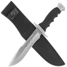 Muela 85-162 Knife Black Rubber, Satin Nitro-42