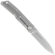Fox The Sicilian Grey Titanium, Stonewashed N690 by Bob Terzuola Knife (FX-525 TI)