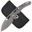 Bestech Fairchild Grey Titanium, Dark Beast Blast Stonewashed CPM S35VN by Kombou Knife (BT2202B)